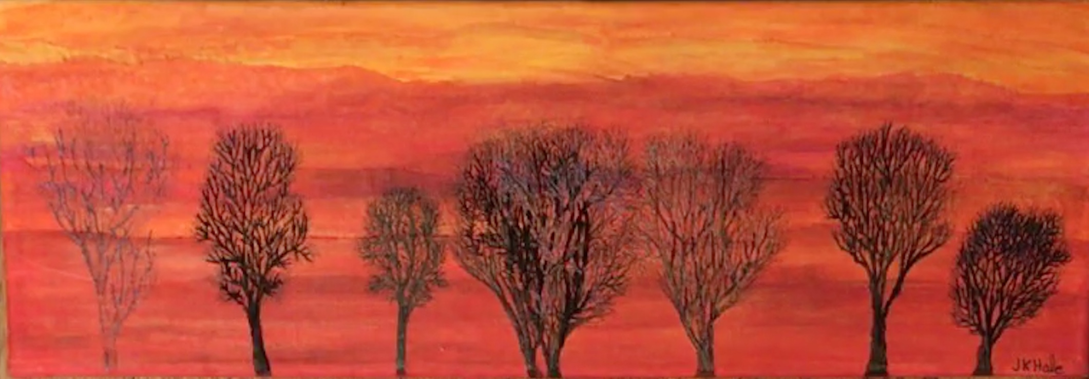 Jackie Keirnan Hale,Spring Trees